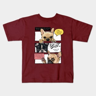 Happiness starts with a wet nose Kids T-Shirt